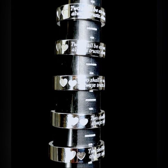 Stainless Steel “ Two shall be as one. Always protects. Always trusts. Always..” - Picture 1 of 5